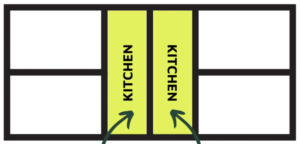 zone de non volée cuisine kitchen pickleballe